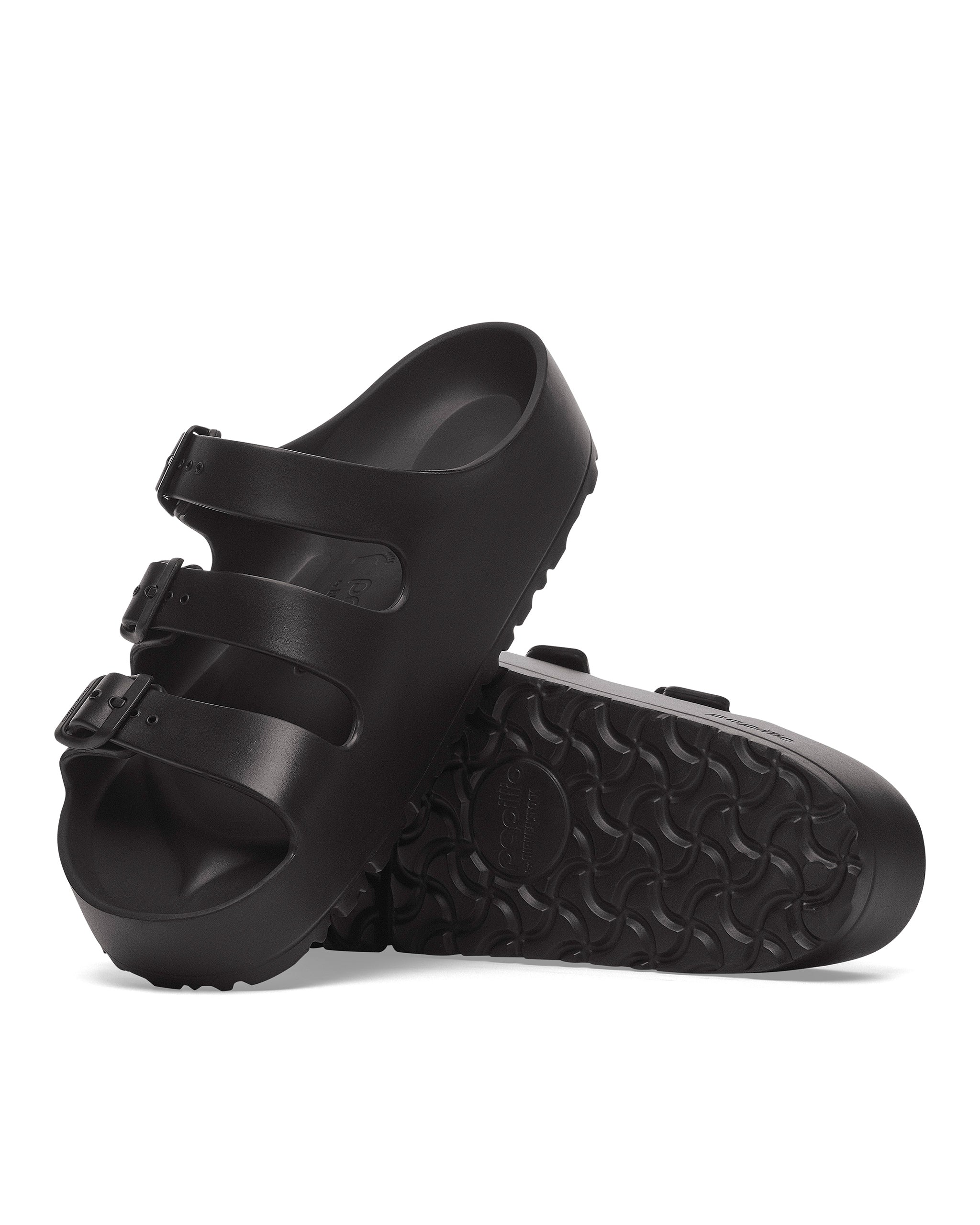 Birkenstock Florida Flex Platform EVA Sandal – Black – Plaza Shoe