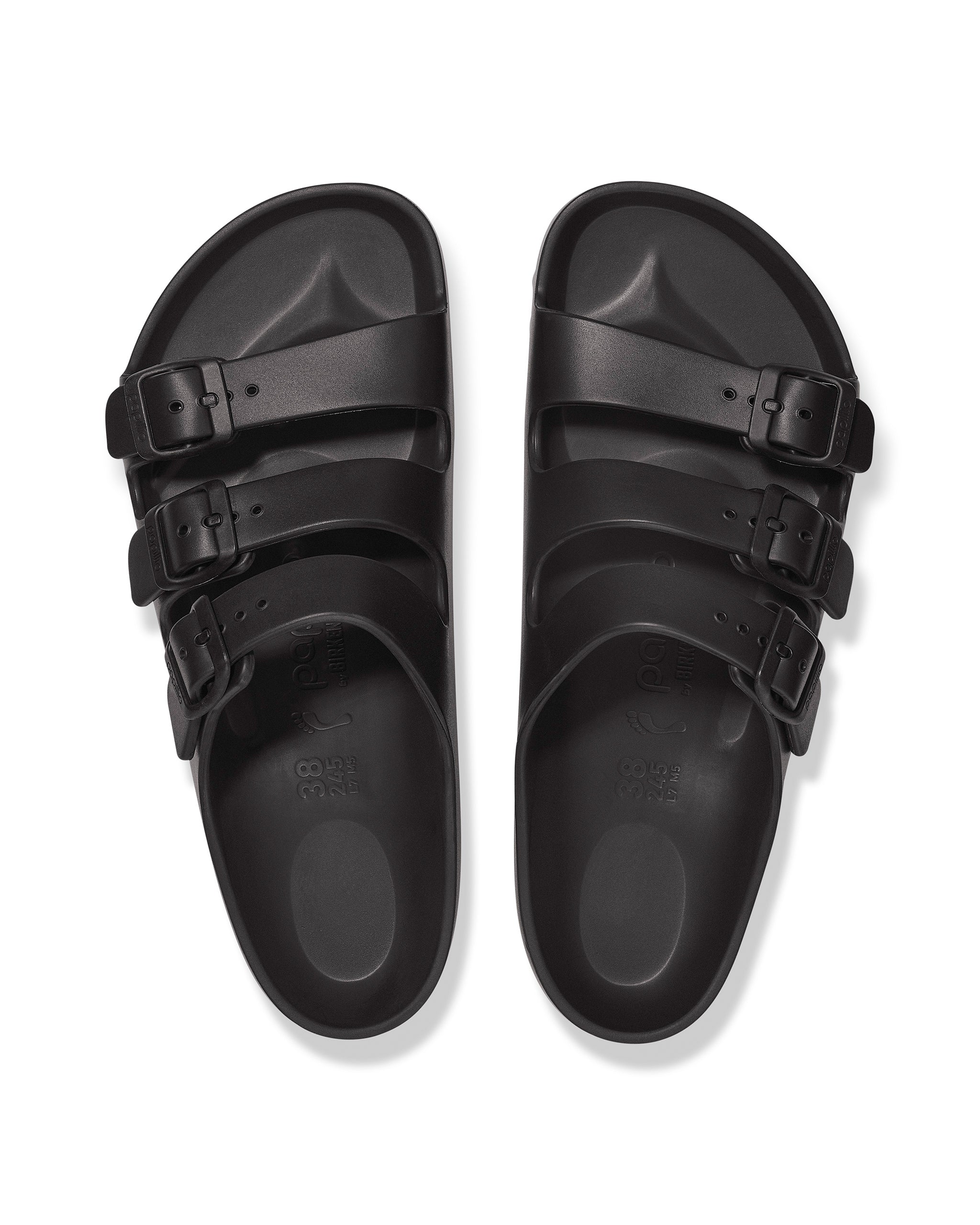 Birkenstock Florida Flex Platform EVA Sandal – Black – Plaza Shoe