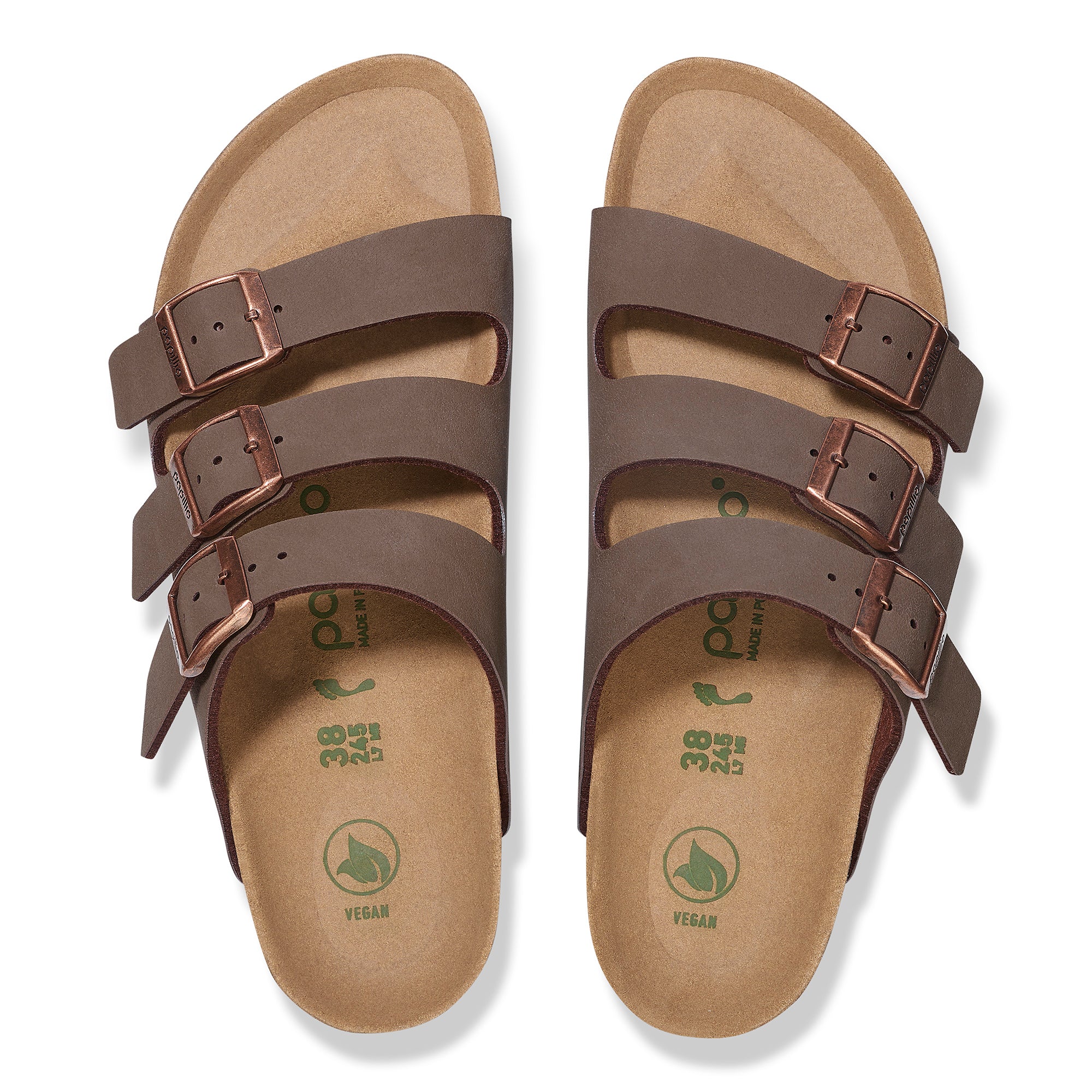 Birkenstock Florida Flex Platform Vegan Sandal in Mocha Birko-Flor