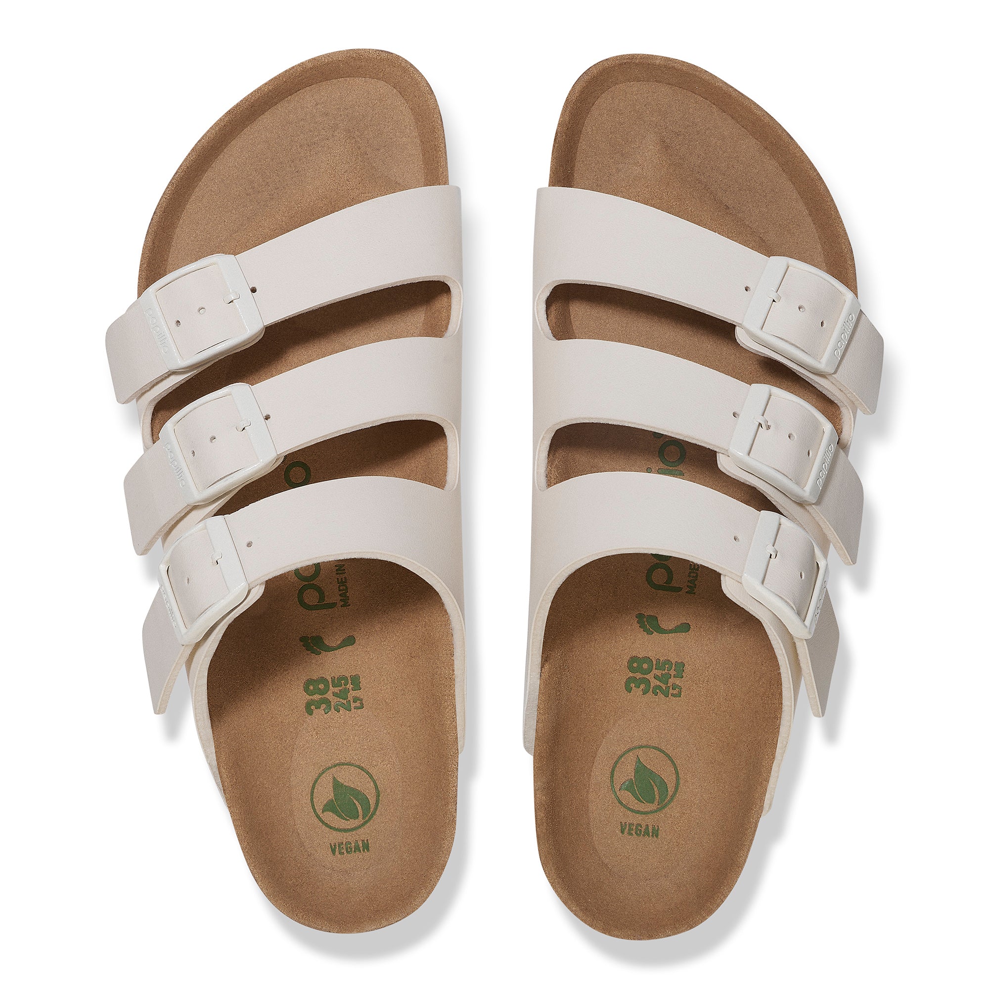 Birkenstock Florida Flex Platform Vegan Sandal Eggshell Birko-Flor