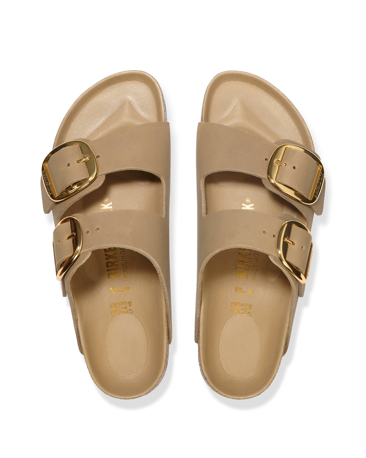 tobacco brown oiled leather birkenstock Arizona Soft Footbed / 44 Strappy sandals have iconic Birkenstock Boston Big Buckle Tobacco