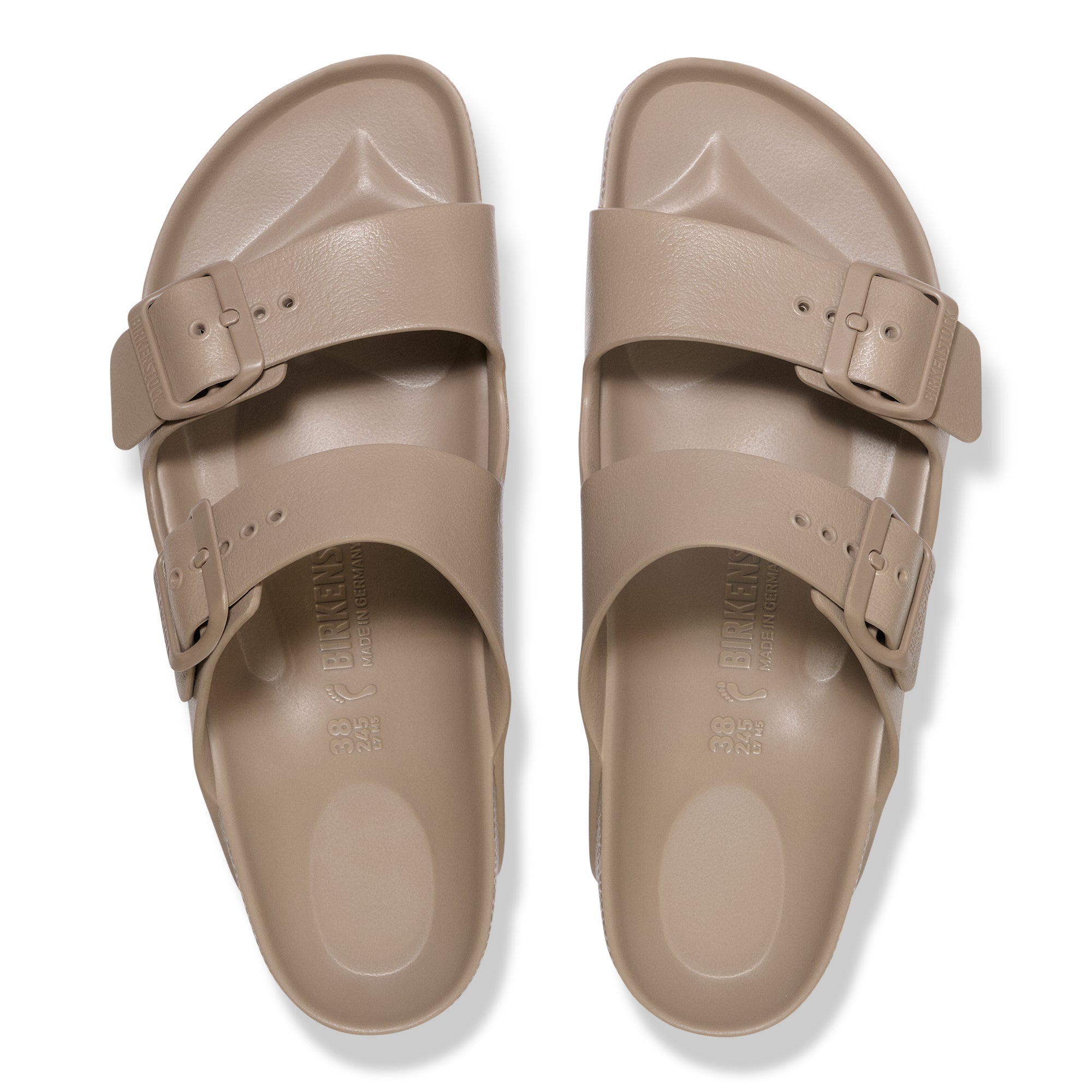 Classic Birkenstock Arizona Two-Strap Sandal in Cognac Oiled