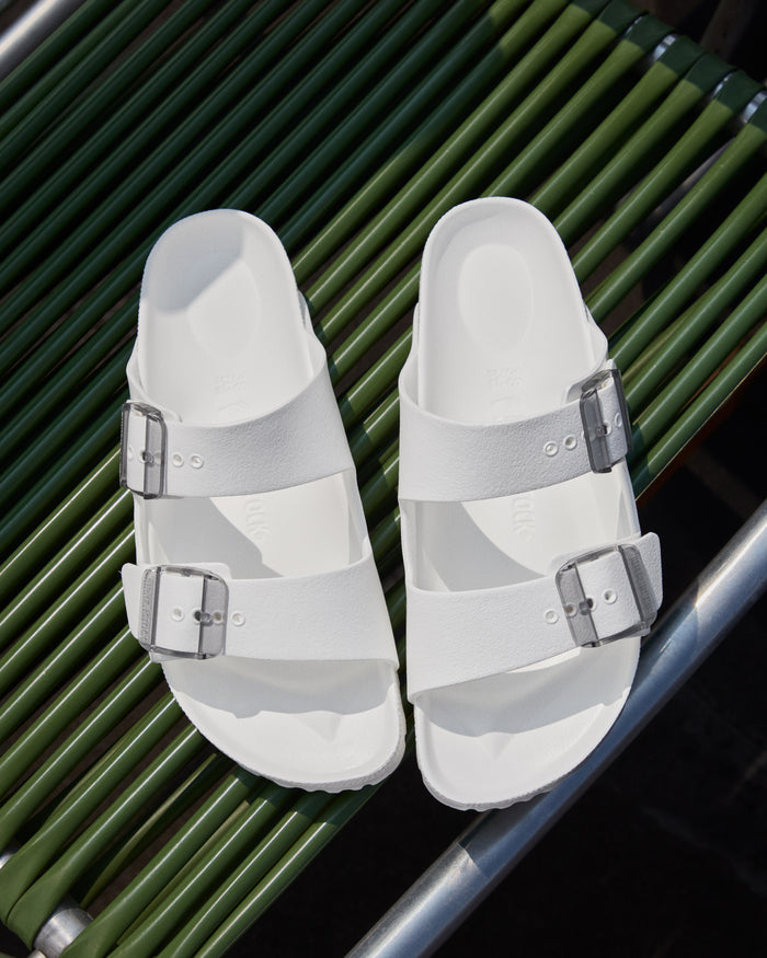 Birkenstock Arizona EVA Stealth Buckle Sandal in White