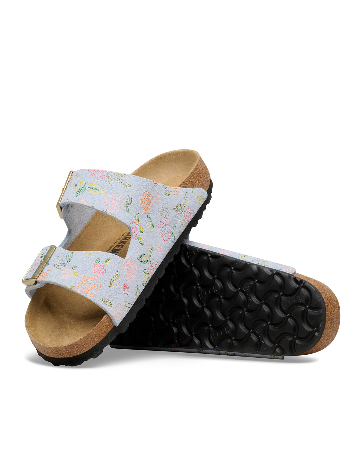 ARIZONA FLOWER - BLUE - SUEDE