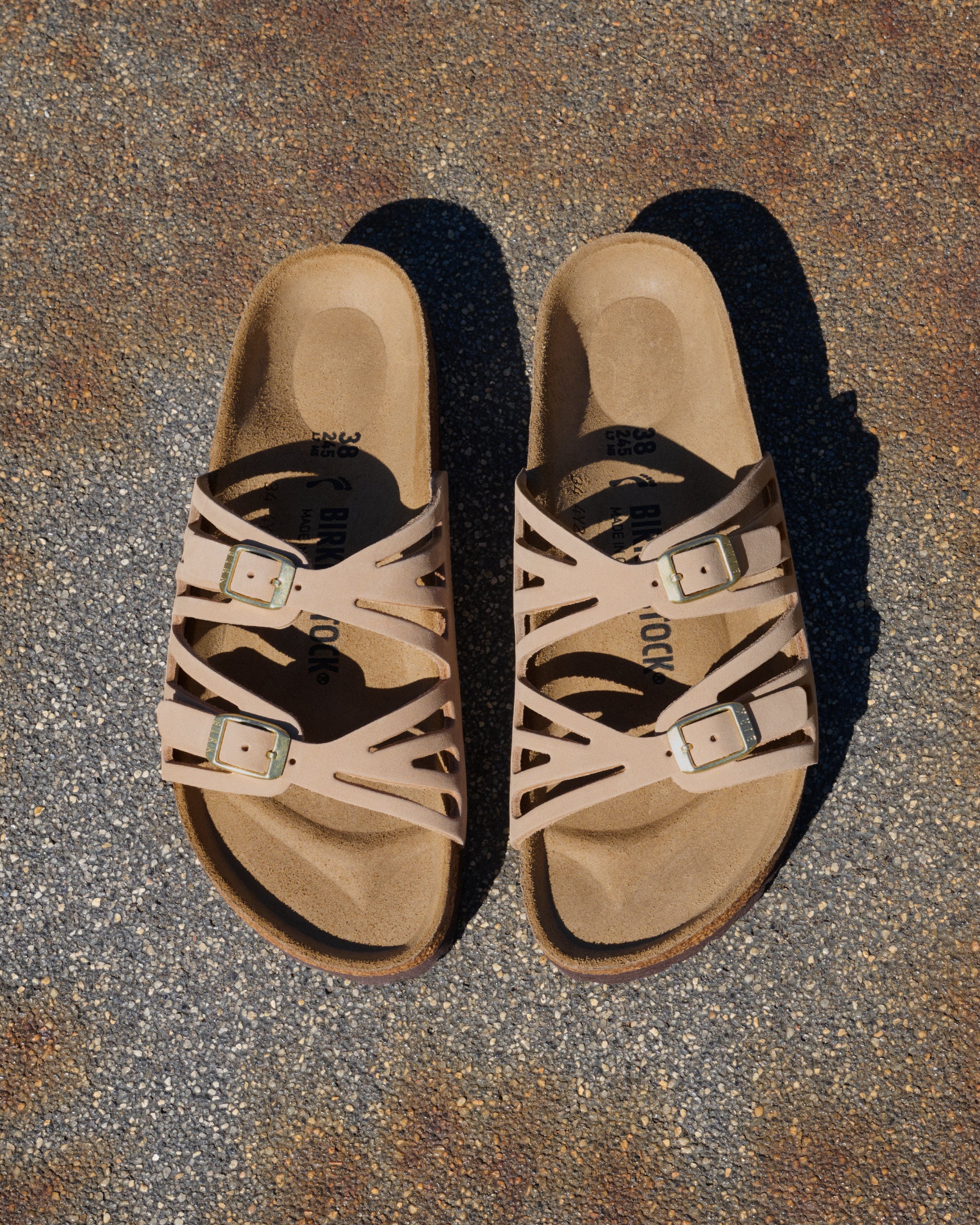 Birkenstock Granada Sandcastle Nubuck | Women's Laser-Cut Sandals