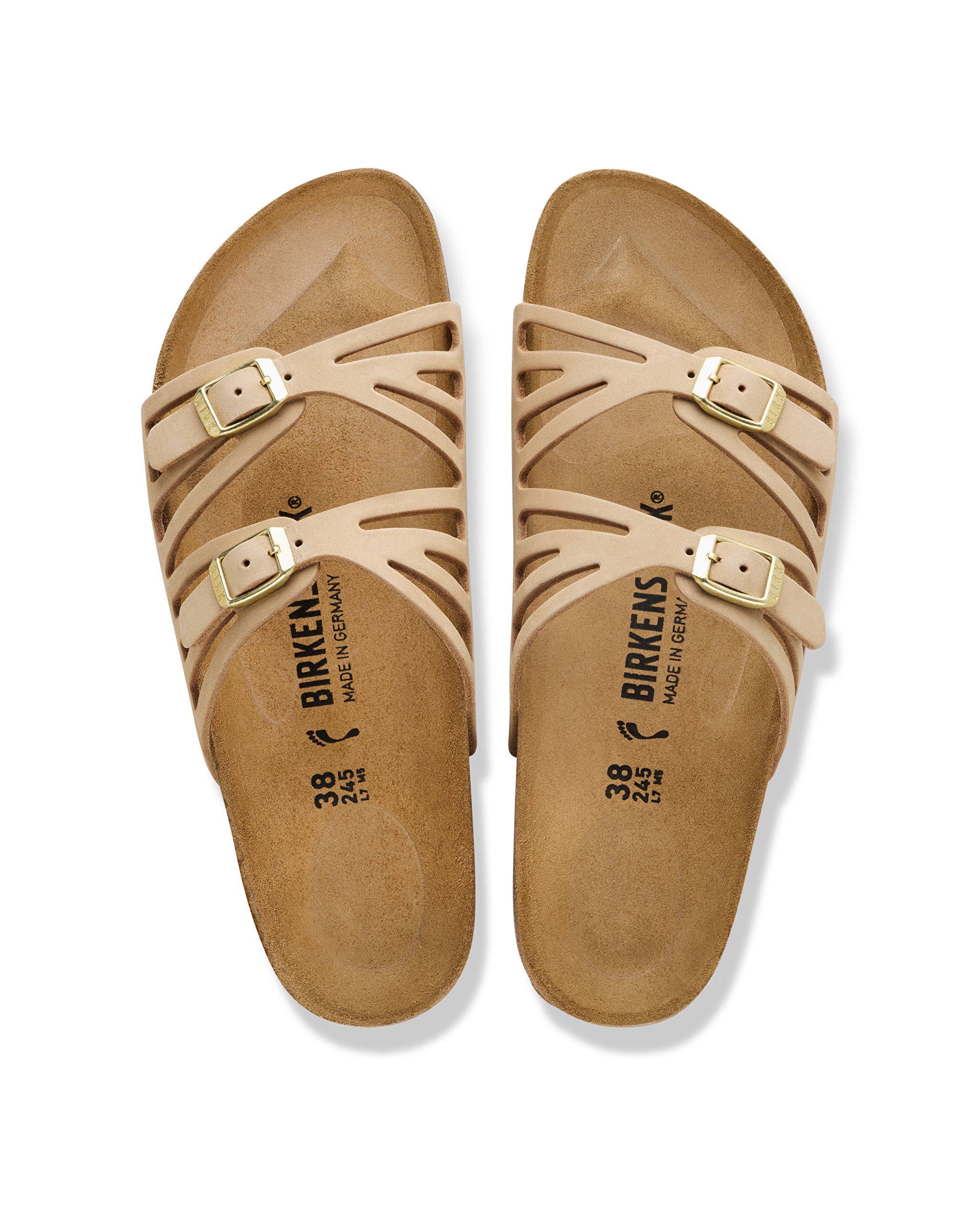 【売約済み/レンガ】BIRKENSTOCK × BEAUTY&YOUTH Birkenstock Granada Sandcastle Nubuck | Women's Laser-Cut Sandals