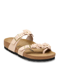 MAYARI FLOWERS - LIGHT ROSE - LEATHER