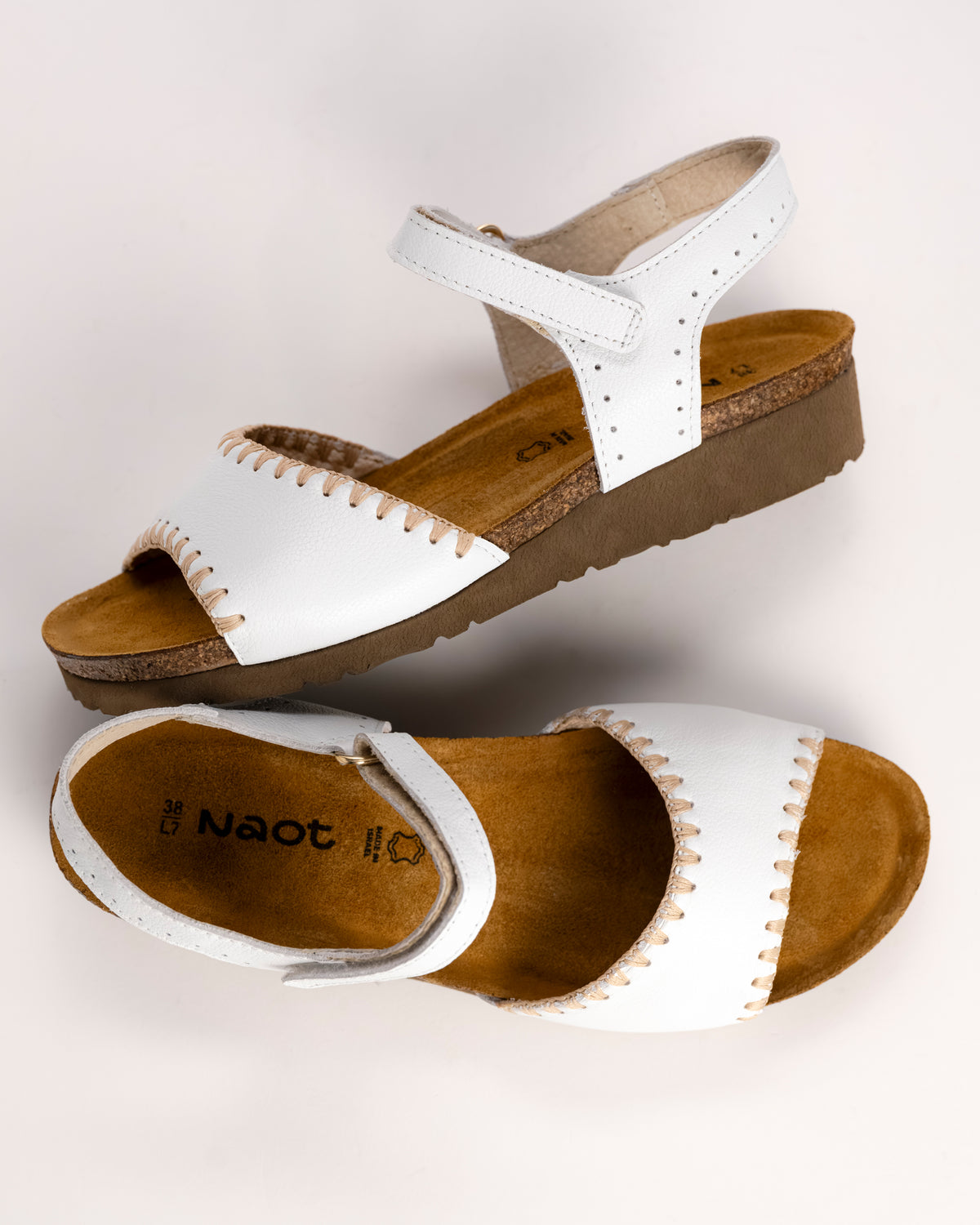 LUNA - WHITE - LEATHER