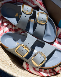 Women’s Birkenstock Arizona Big Buckle Sandal in Basalt Oiled Leather