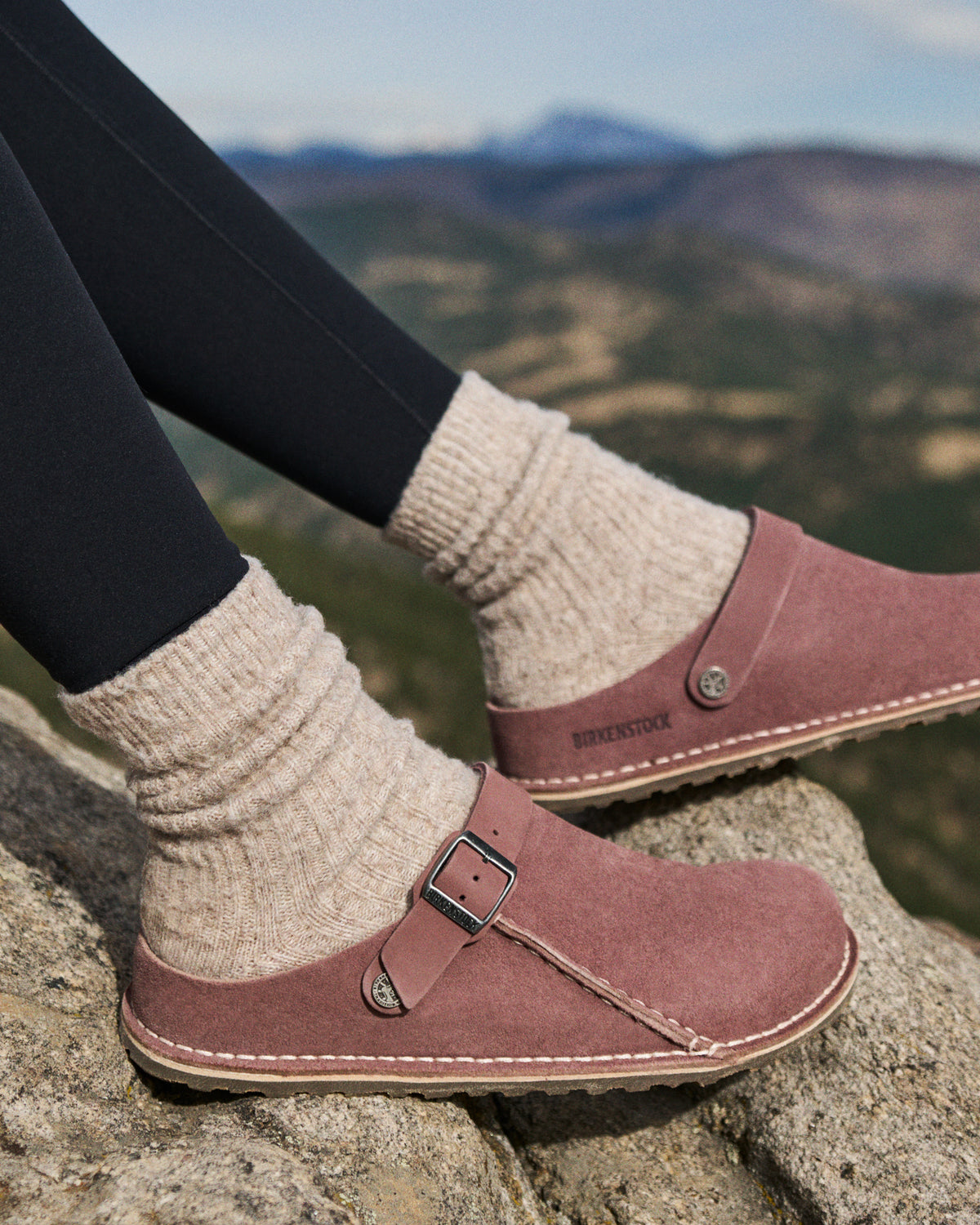 Birkenstock Lutry Premium Suede Clog – Convertible Dual-Style Slip-On in Pepper