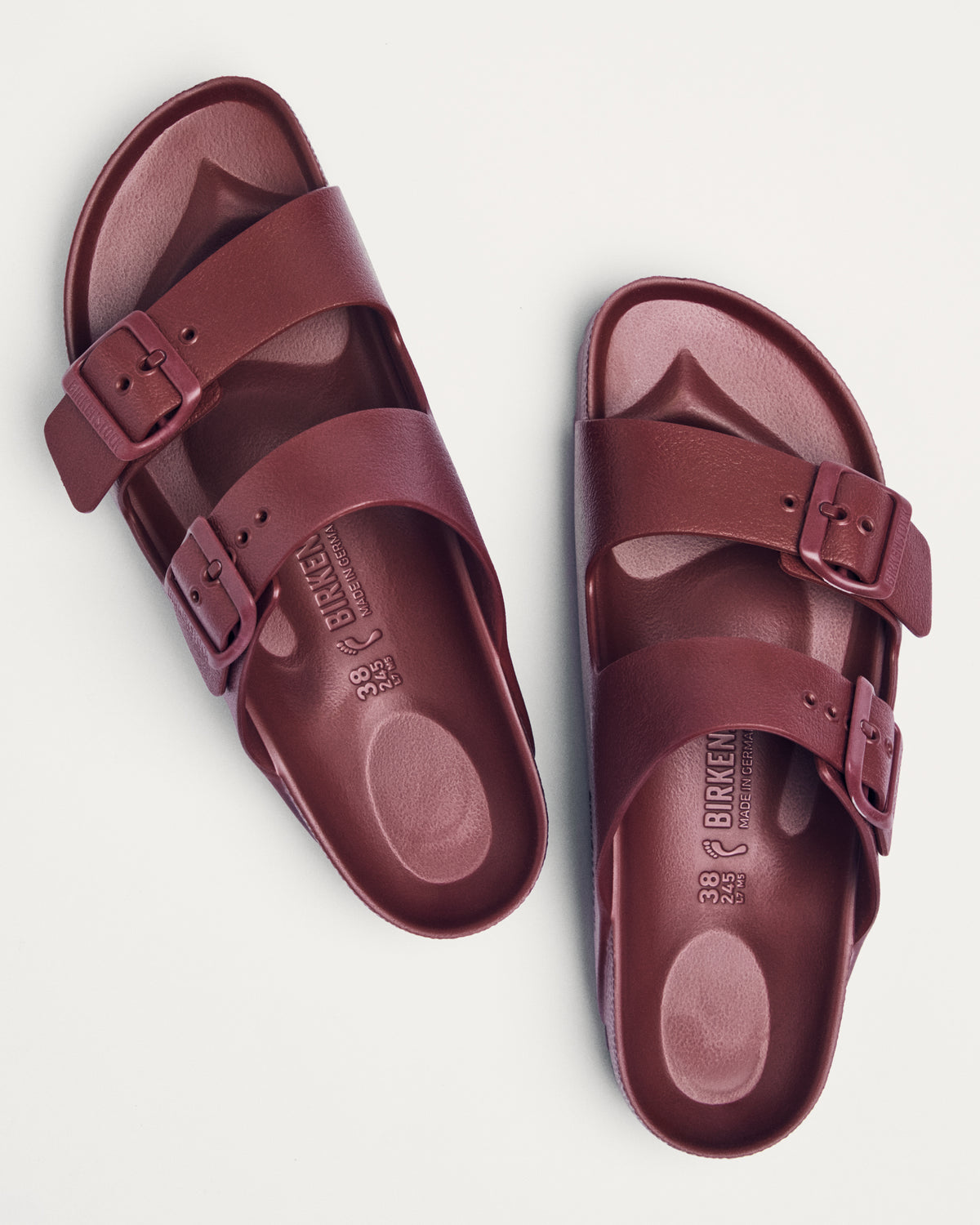 Birkenstock Arizona Big Buckle Stealth EVA Sandal in Zinfandel, 1033115