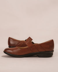 Dansko Collette Mary Jane – Women's Russett Burnished Nubuck Leather Arch Support Shoe