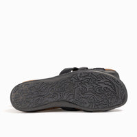 Women's Naot Liv Slide in Black Leather