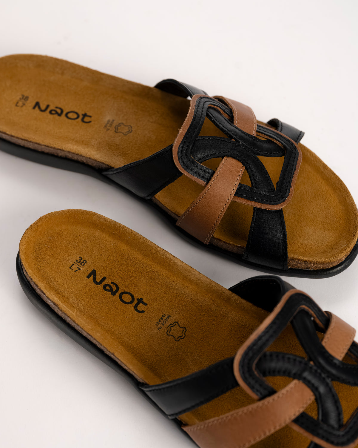 LIV - BLACK/LATTE - LEATHER