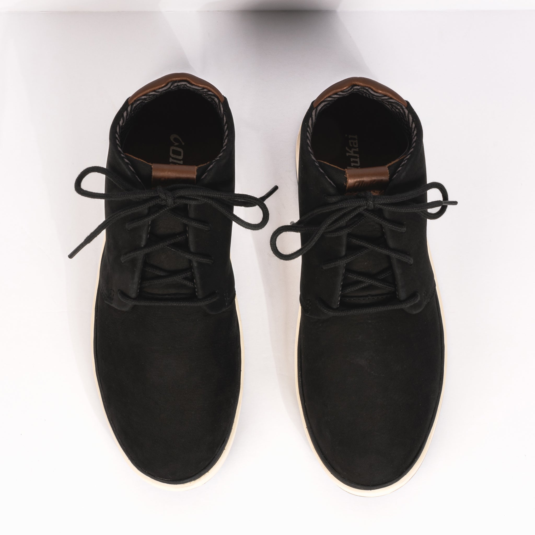 PAPAKU 'ILI - BLACK - NUBUCK – Plaza Shoe Store