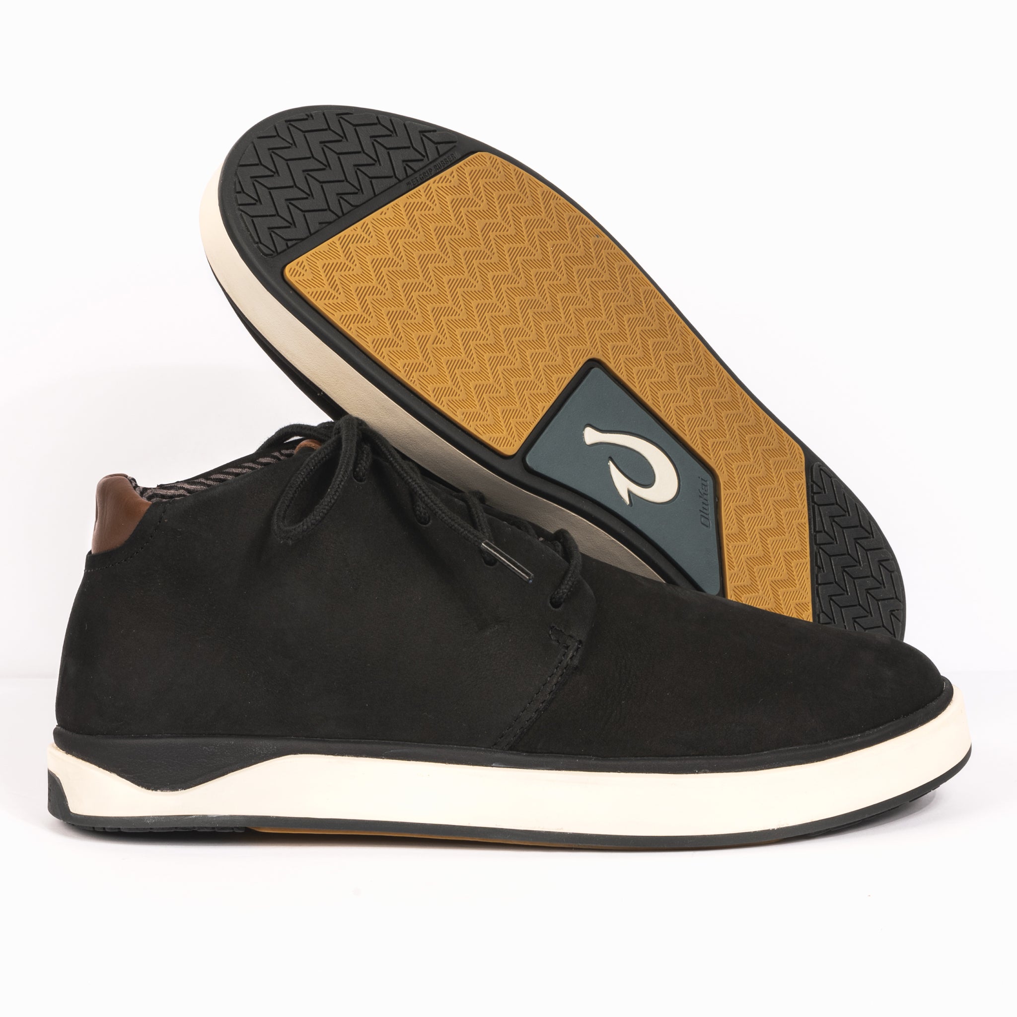 paaako PAPAKU 'ILI - BLACK - NUBUCK – Plaza Shoe Store