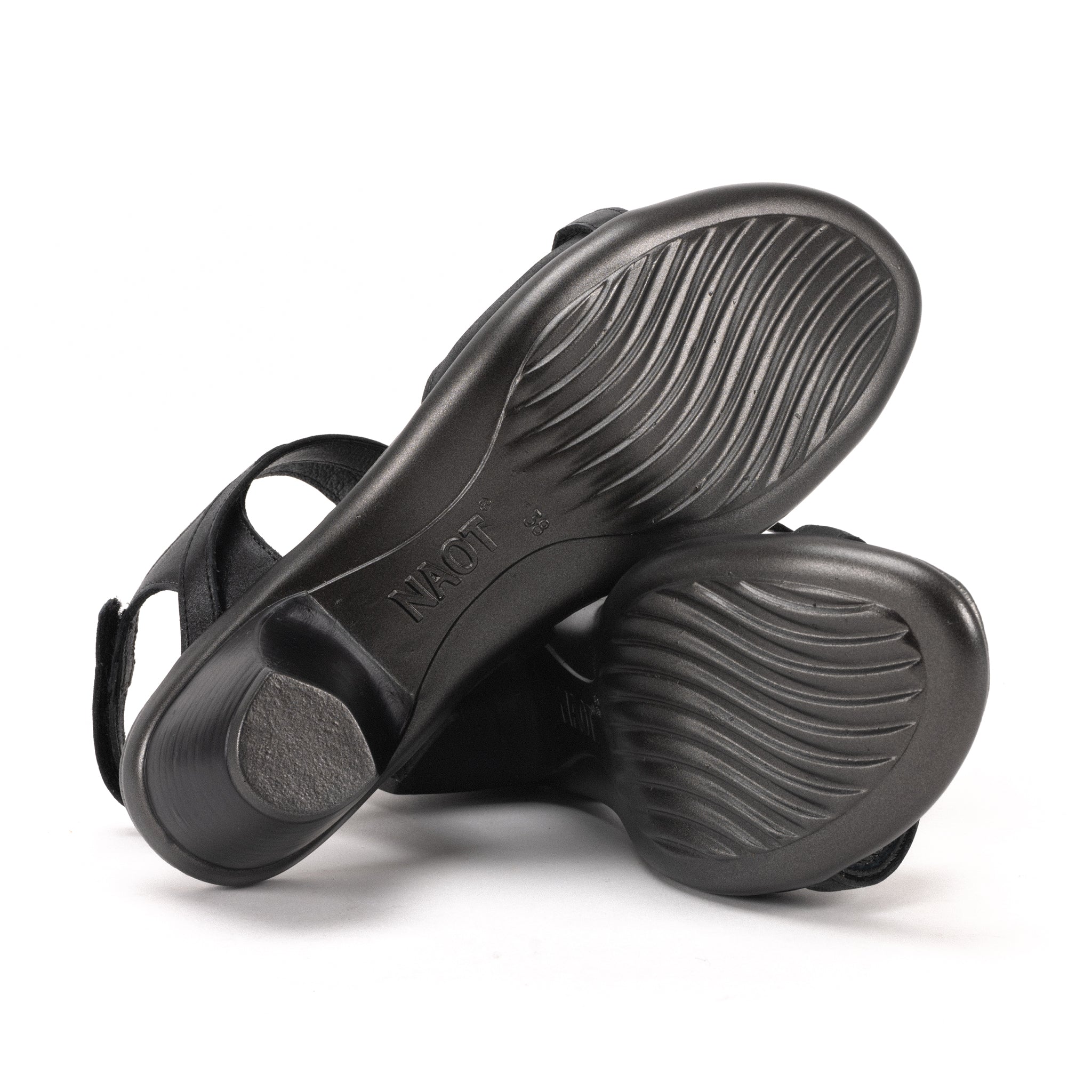 WOMEN'S NAOT LIMIT - BLACK - LEATHER – Plaza Shoe Store