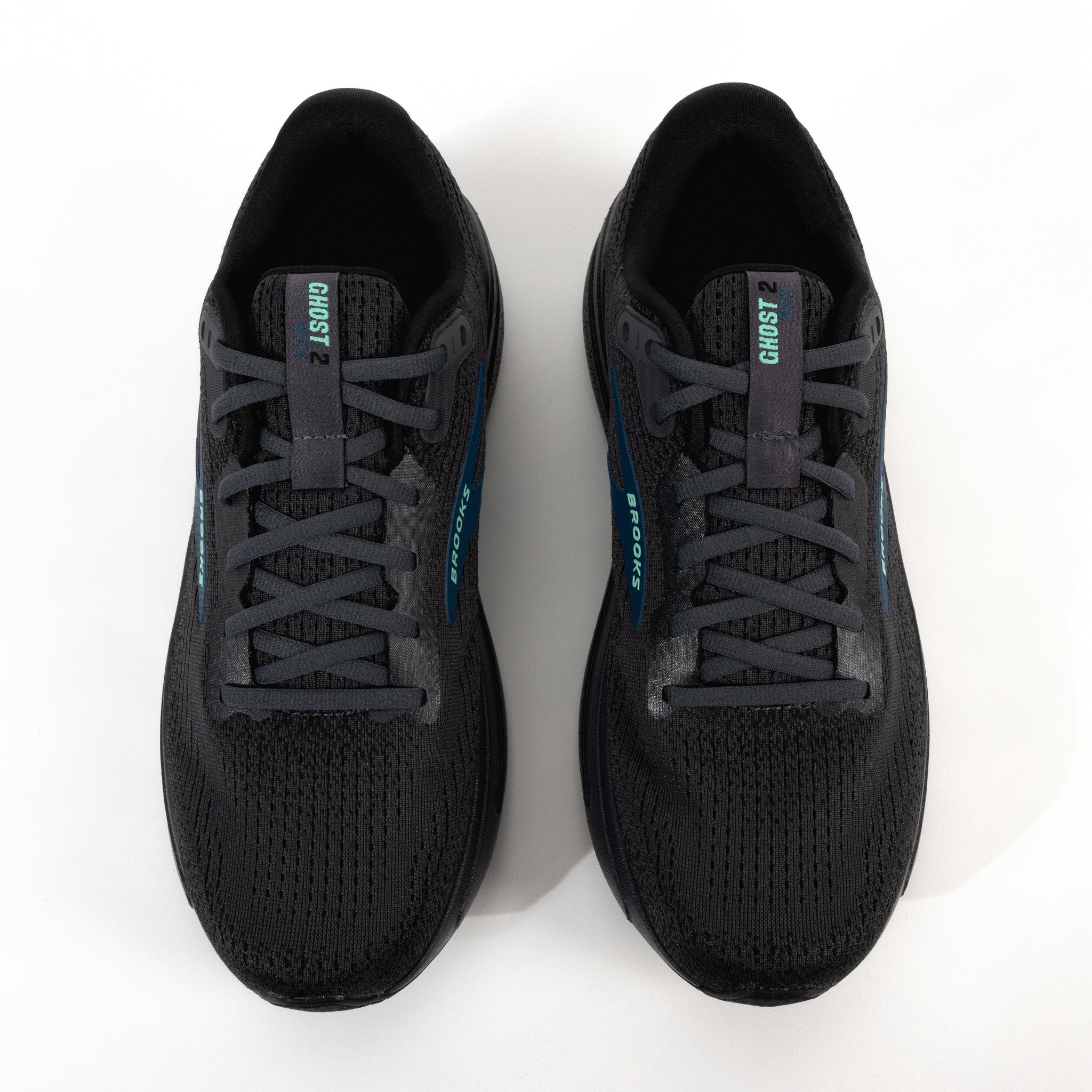 MEN'S BROOKS GHOST MAX 2 - EBONY / COCKATOO / BLUE SAPPHIRE