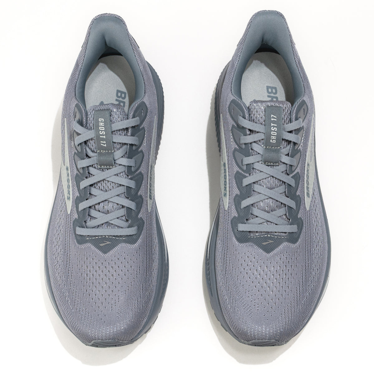 Men’s Brooks Ghost 17 Road Running Shoe in Primer Gray/Oyster Mushroom