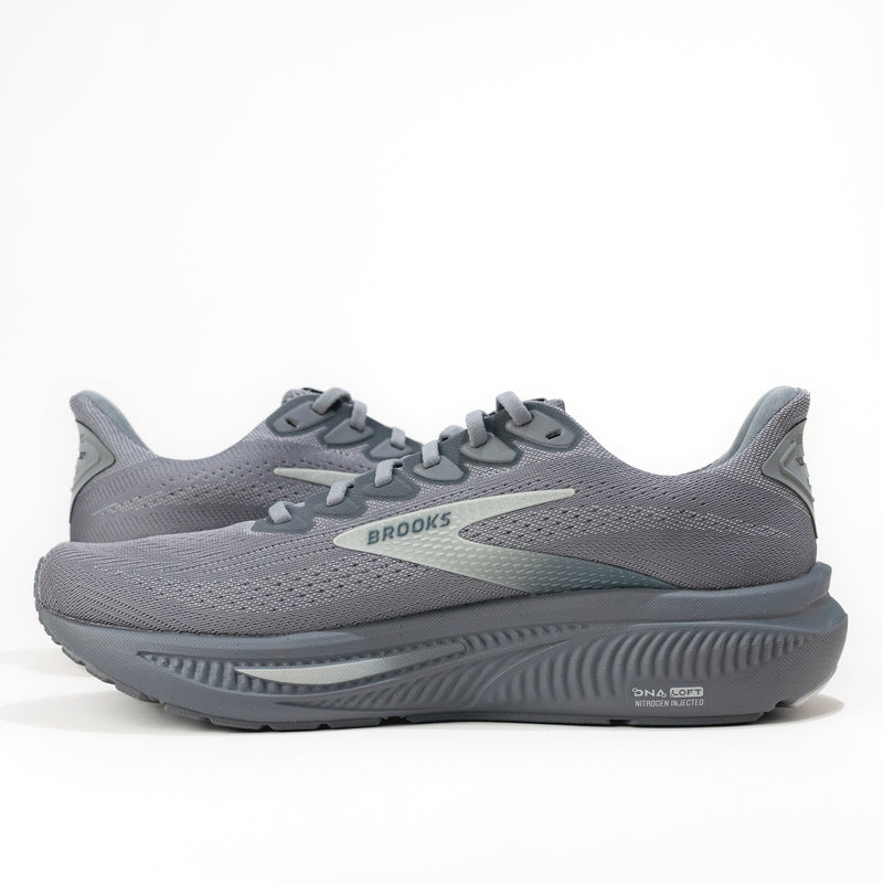 Men’s Brooks Ghost 17 Road Running Shoe in Primer Gray/Oyster Mushroom