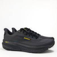 Men’s Brooks Ghost 17 Road Running Shoe in Ebony/Black/Yellow