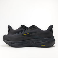 Men’s Brooks Ghost 17 Road Running Shoe in Ebony/Black/Yellow
