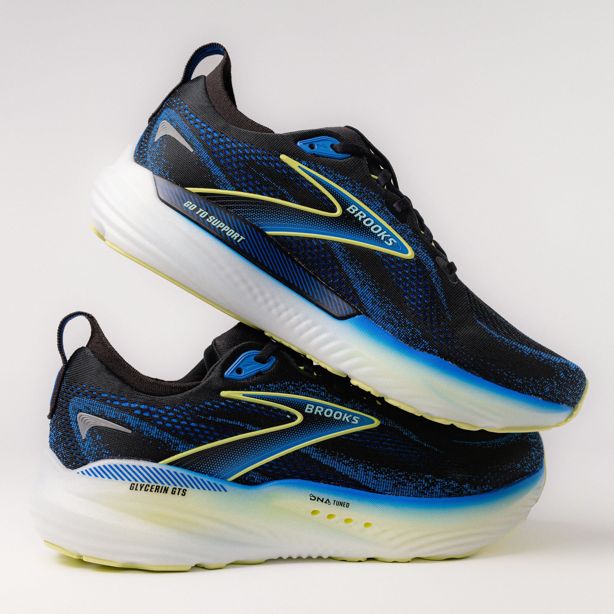 Men's Brooks Glycerin GTS 22 DNA Tuned Cushioned Running Shoe