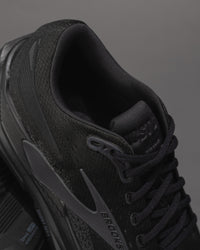 Men’s Brooks Ghost Max 3 – All Black Neutral Road Running Shoe with Max Cushion