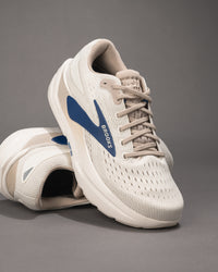 Men’s Brooks Ghost Max 3 – Coconut/Navy Neutral Road Running Shoe with Max Cushion