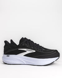 Men's Brooks Ghost 18 Road Running Shoe in Black / Grey / White