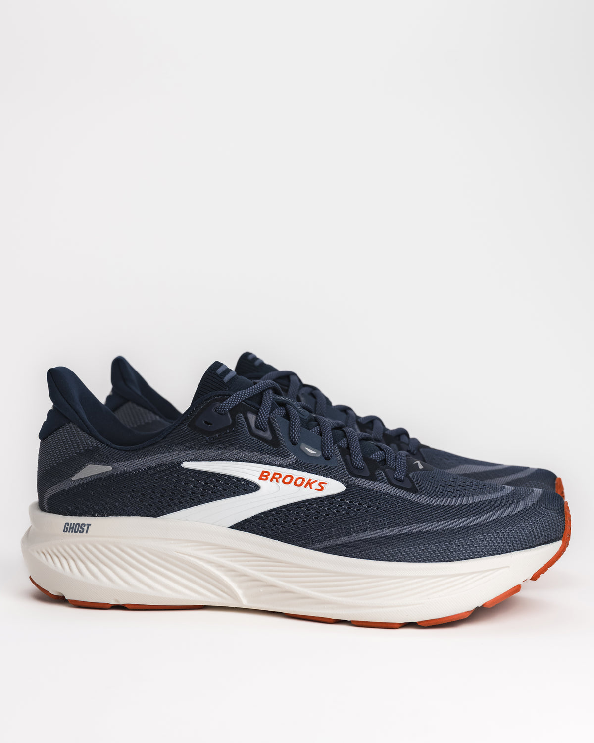 Men's Brooks Ghost 18 Road Running Shoe in Navy Blazer / Red Earth / Blue
110493, color: 429
