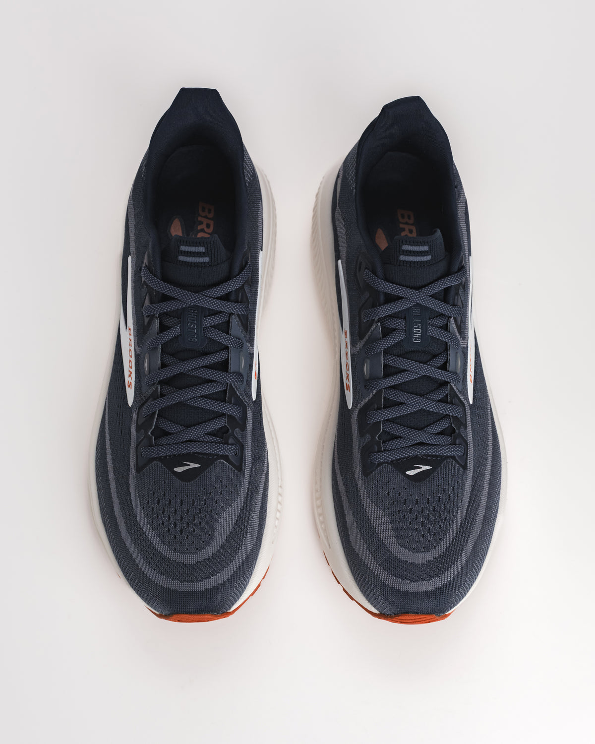 Men's Brooks Ghost 18 Road Running Shoe in Navy Blazer / Red Earth / Blue
110493, color: 429