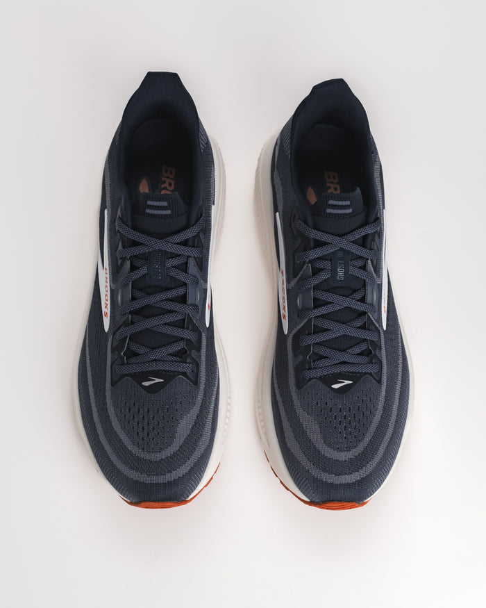 Men's Brooks Ghost 18 Road Running Shoe in Navy Blazer / Red Earth / Blue
110493, color: 429