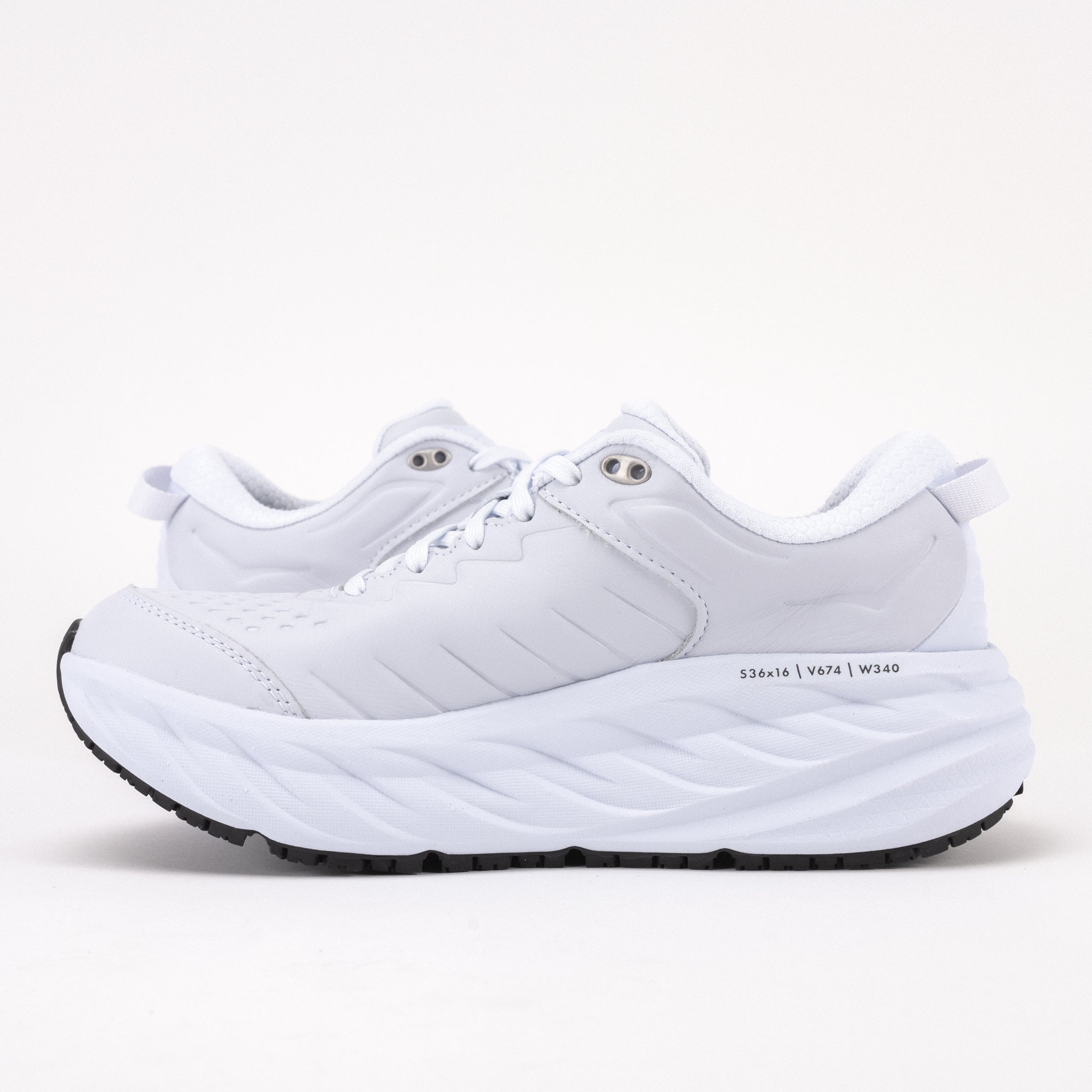 靴 HOKA ONE ONE Bondi SR 27cm Women's Bondi SR Cushioned Leather Slip Resistant Shoe | HOKA®