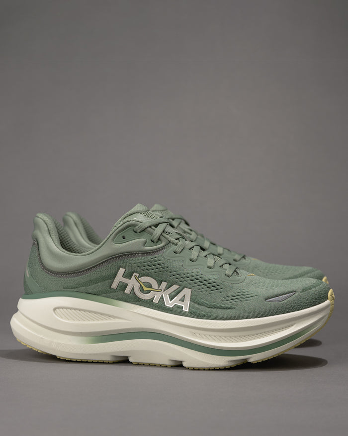 Men's HOKA Bondi 9 Running Shoe in Succulent/Fern