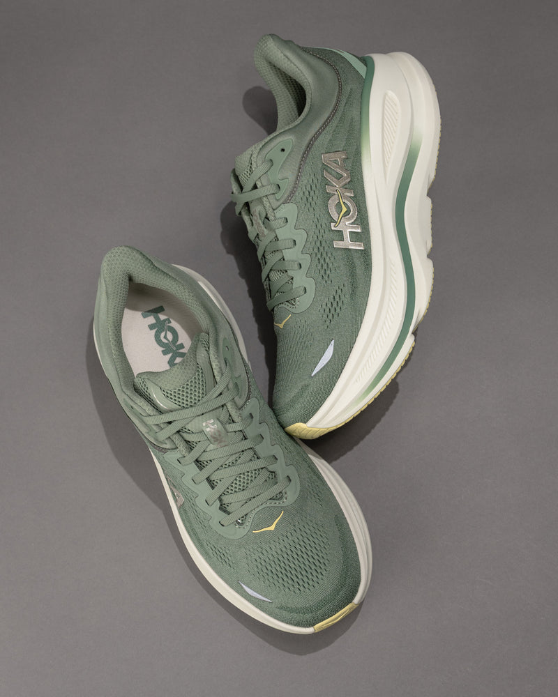 Men's HOKA Bondi 9 Running Shoe in Succulent/Fern