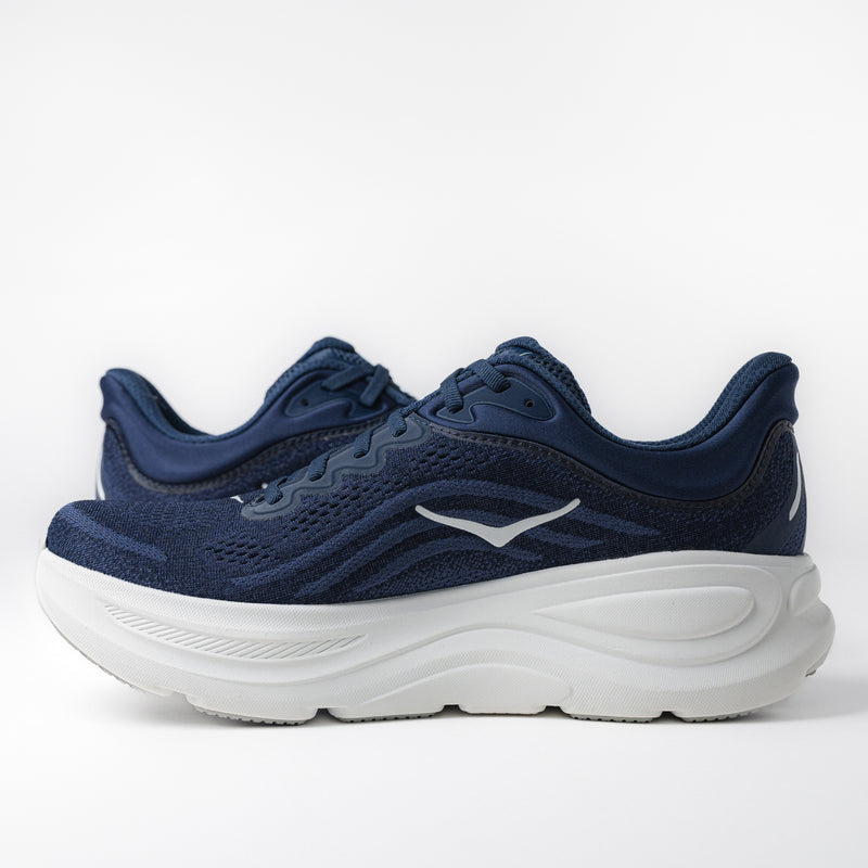 Men's HOKA Bondi 9 Running Shoe in Varsity Navy/White 1162011-VYN