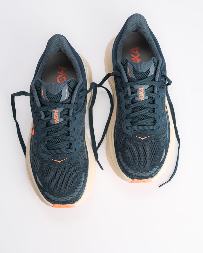 Women’s HOKA Bondi 9 – Max-Cushioned Running Shoe in Faded Navy / Slate Blue - 1162012-FDNV
