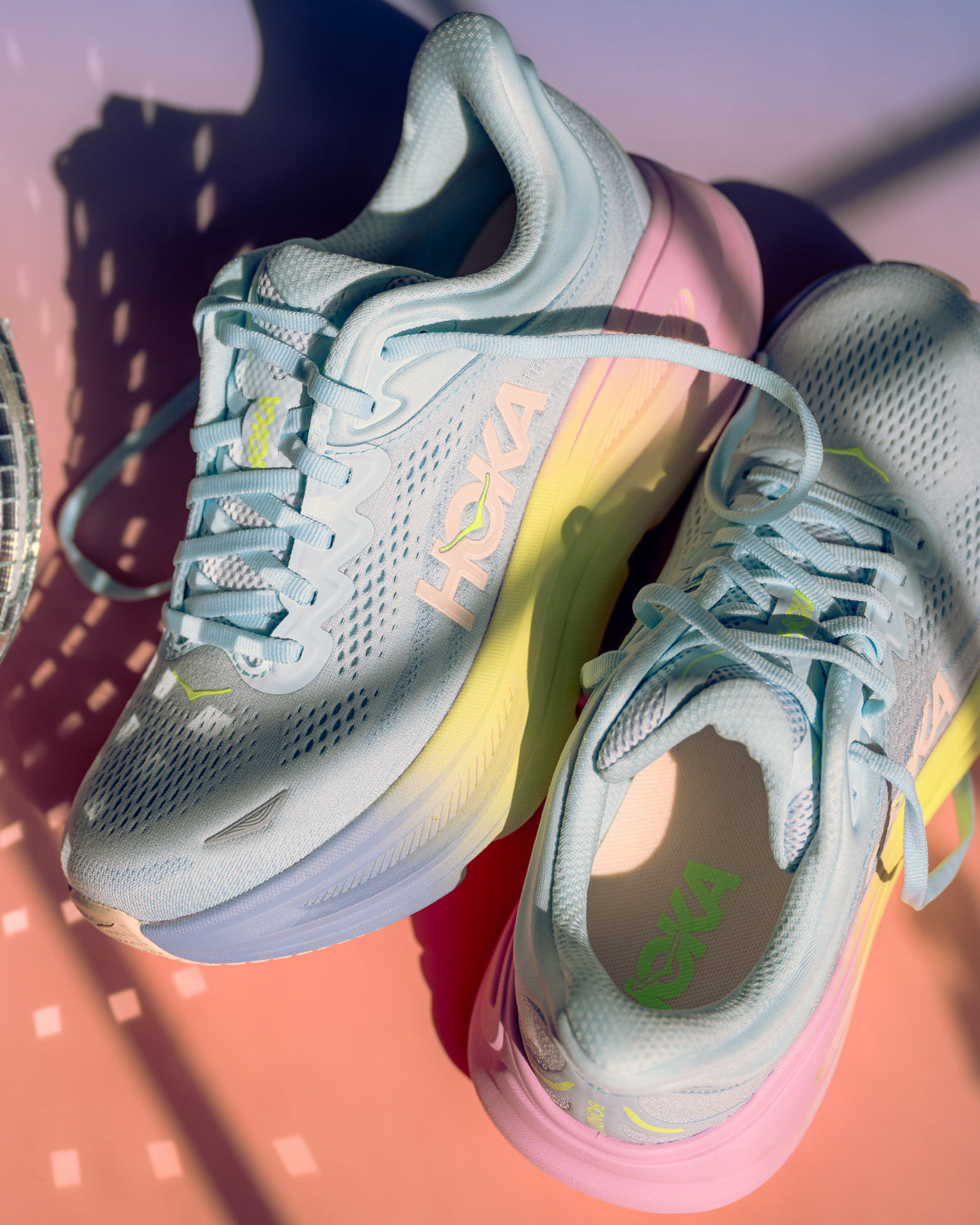 Women’s HOKA Bondi 9 – Max-Cushioned Running Shoe in Glimmering Blue / Overcast