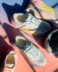 Women’s HOKA Bondi 9 and Arahi  Glimmering release