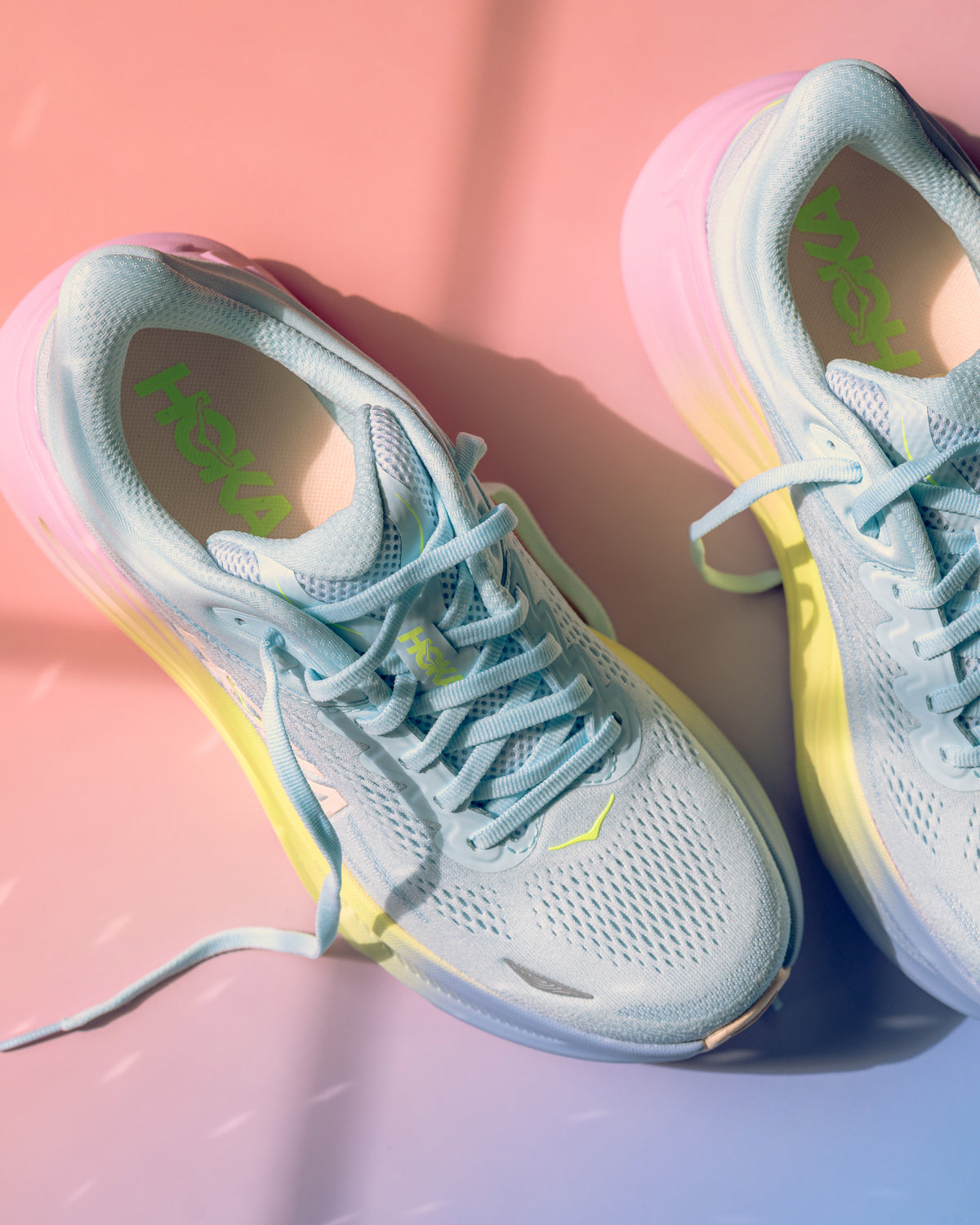 Women’s HOKA Bondi 9 – Max-Cushioned Running Shoe in Glimmering Blue / Overcast