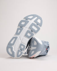 Outsole detail of Women’s HOKA Bondi 9 with Durabrasion rubber traction pattern
