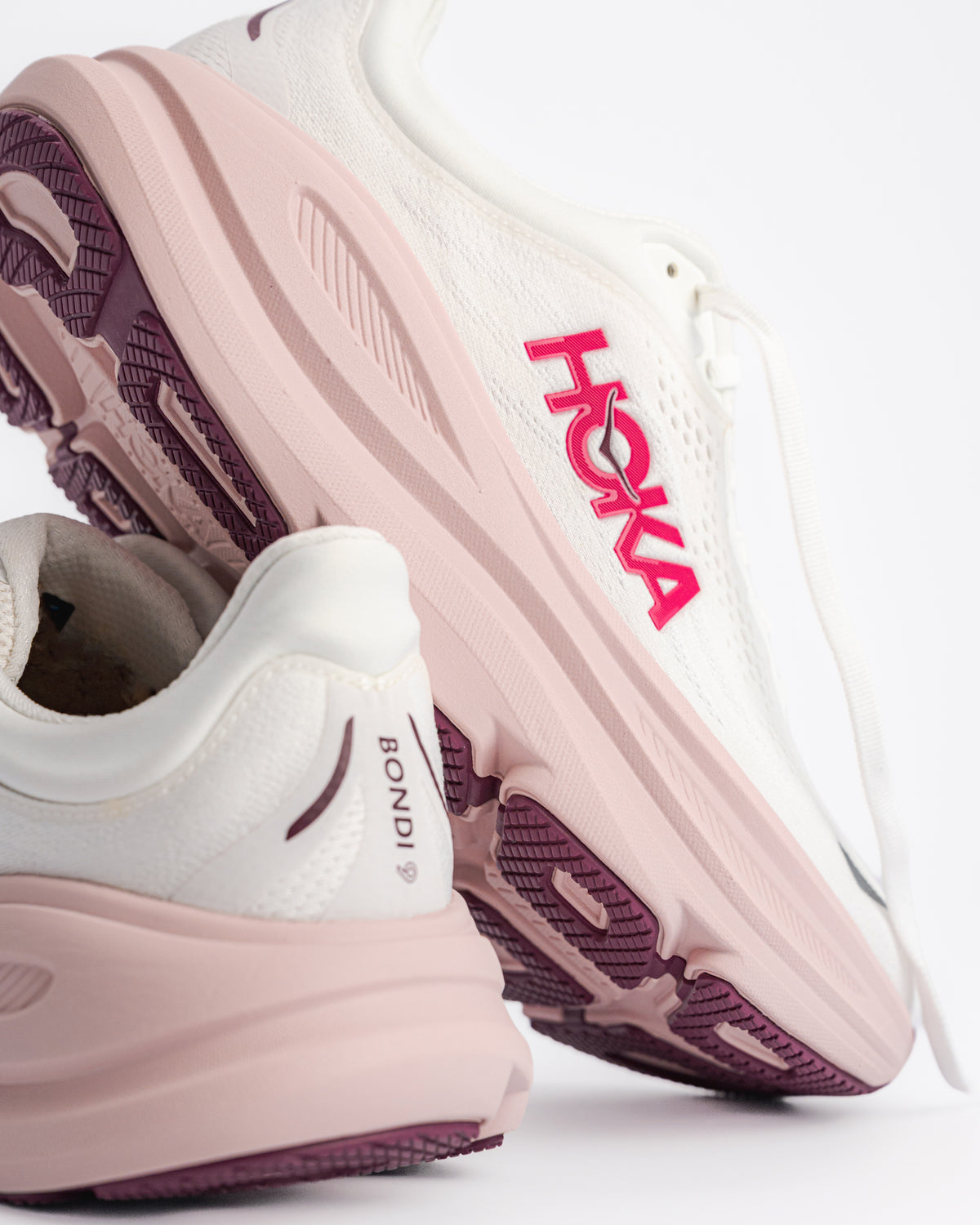 W-BONDI 9 - WHITE/PINK OPAL - SYNTHETIC