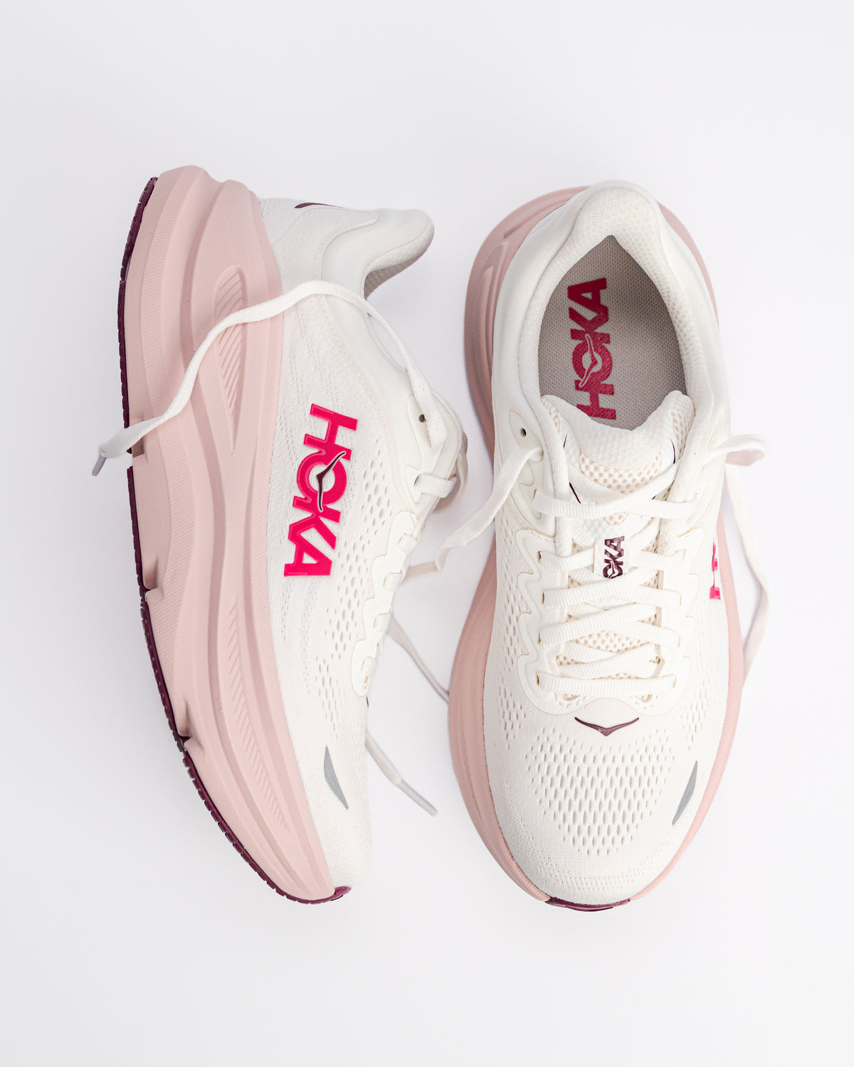 W-BONDI 9 - WHITE/PINK OPAL - SYNTHETIC