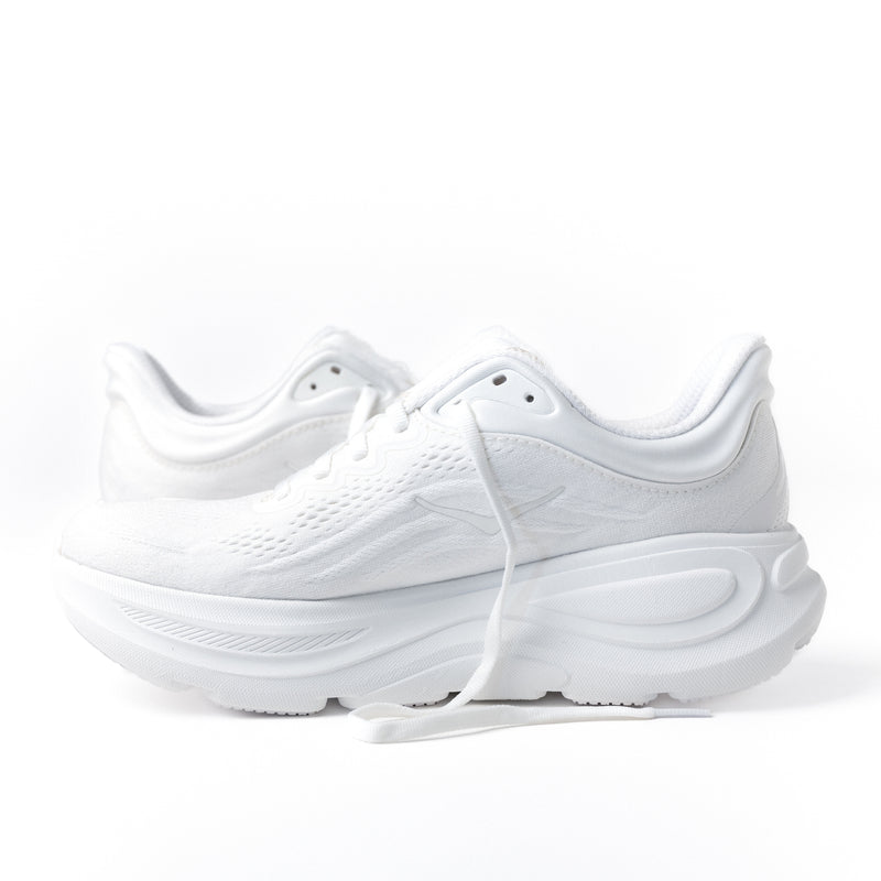 Women's HOKA Bondi 9 Running Shoe in White 1162012-WWH