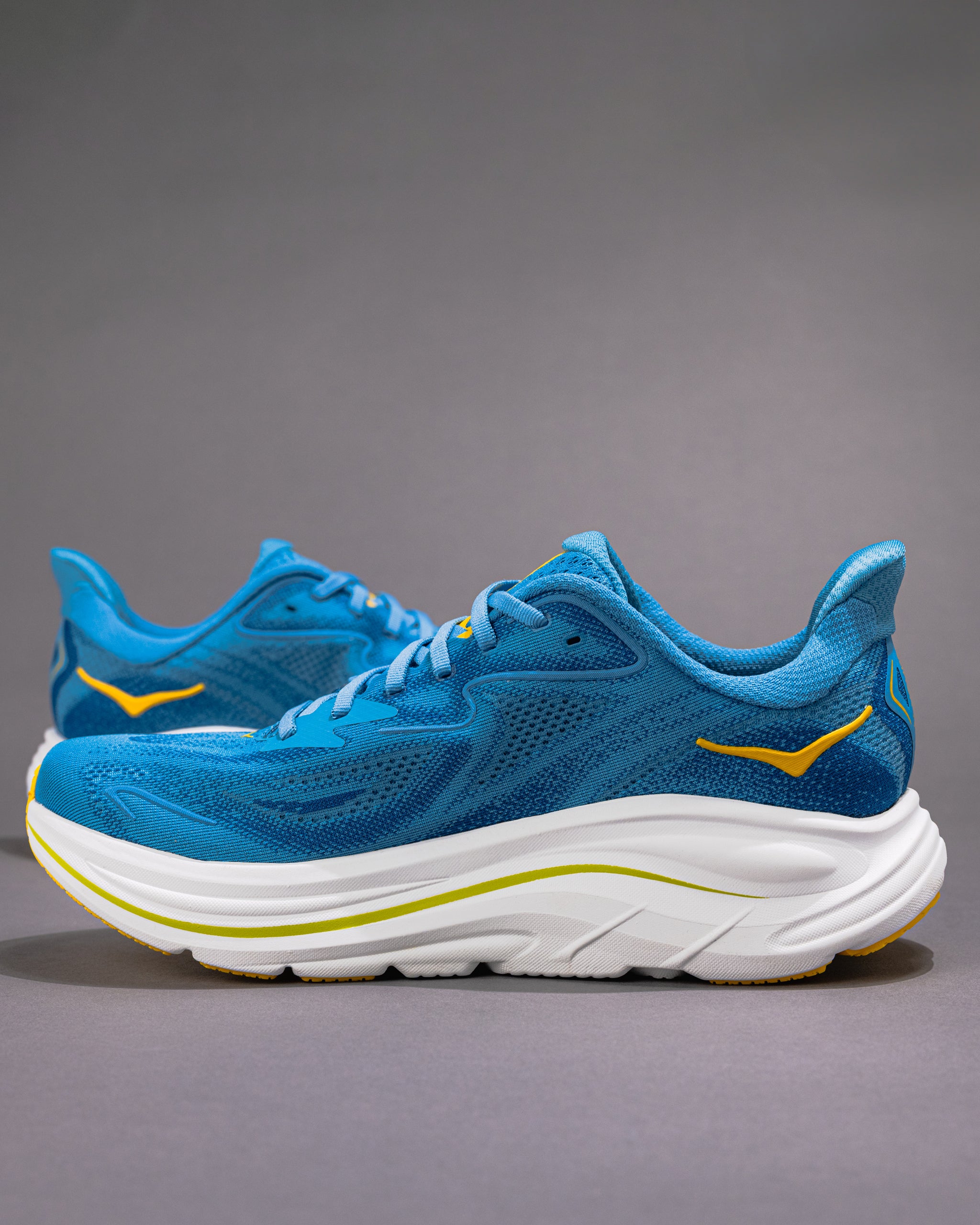 Men's HOKA Clifton 10 – Alpine Blue / Foggy Night Lightweight