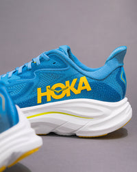 Men’s HOKA Clifton 10 – Alpine Blue / Foggy Night Lightweight Trainer