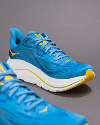 Men’s HOKA Clifton 10 – Alpine Blue / Foggy Night Lightweight Trainer