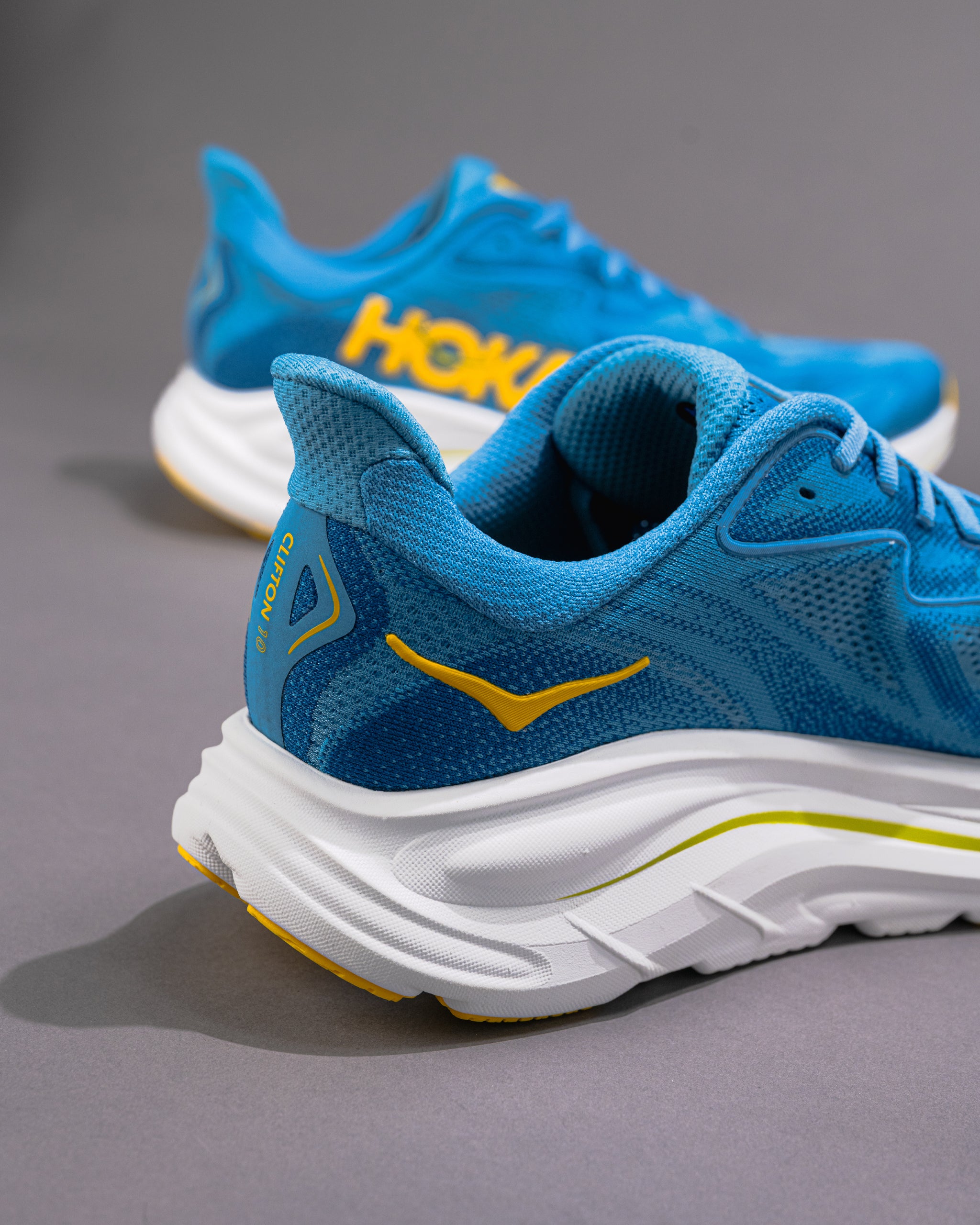 Men's HOKA Clifton 10 – Alpine Blue / Foggy Night Lightweight