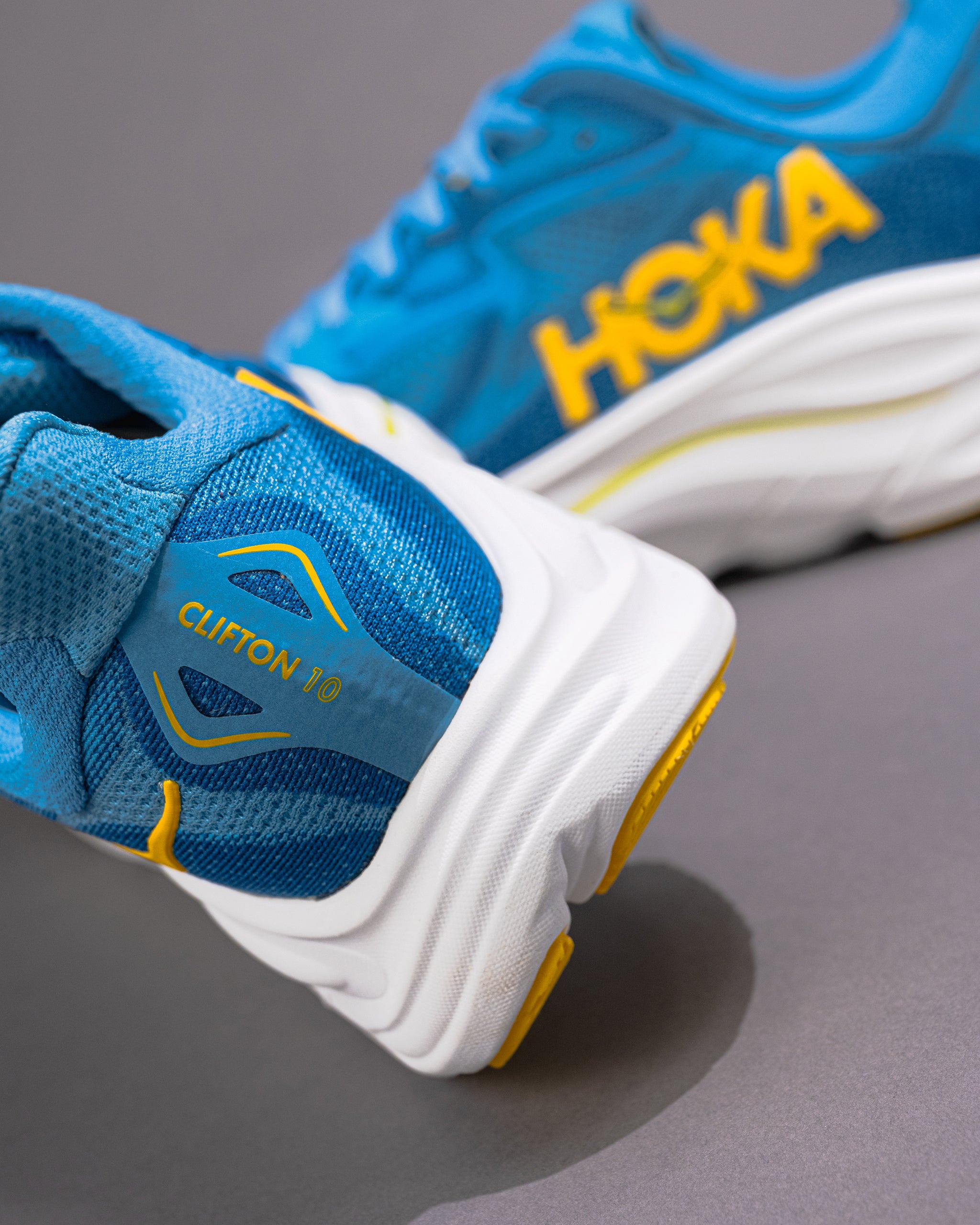 Men's HOKA Clifton 10 – Alpine Blue / Foggy Night Lightweight